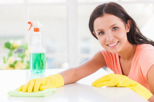 Carpet cleaning quote being prepared for a NW5 property