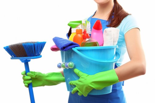 Service team managing a carpet cleaning appointment with care