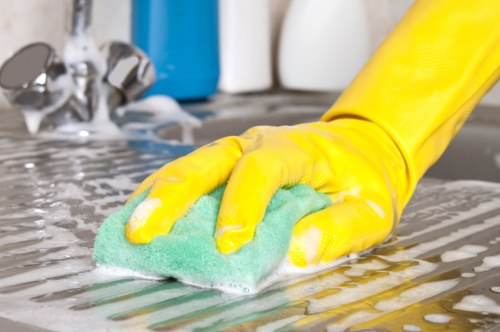 Professional house cleaning in a period property in NW5