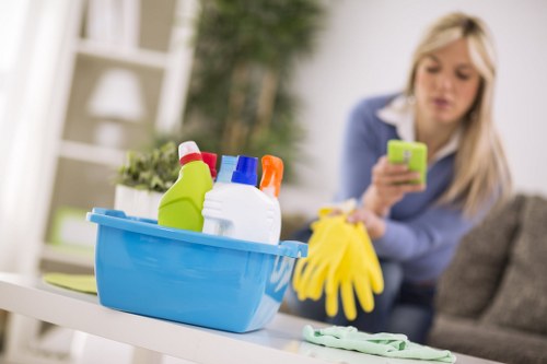 End of tenancy cleaning in a North London rental property