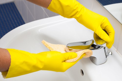 Office cleaning process for a mixed-use building in NW5